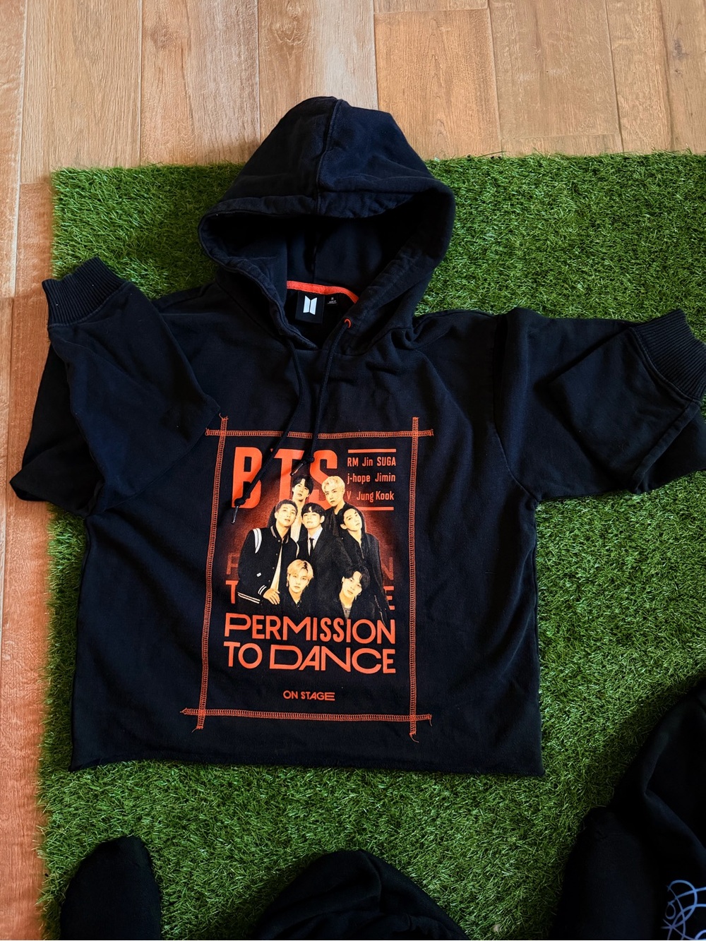 Black BTS Graphic Hoodie - Love Yourself Pullover 3 hooded sweaters bundle - Picture 2 of 5